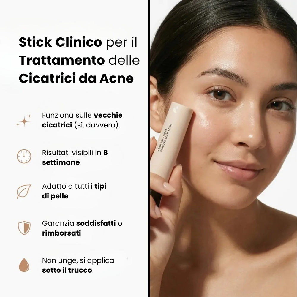 Stick Clinico per il Trattamento delle Cicatrici da Acne
